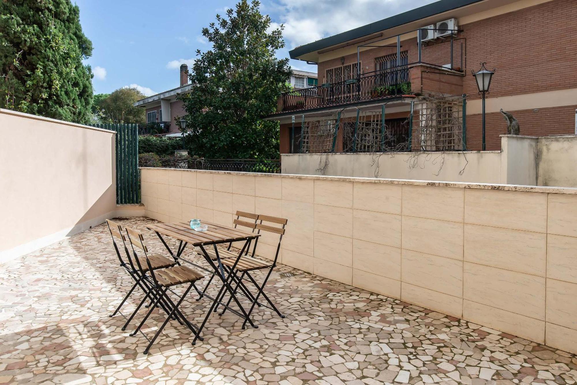 Appartamenti Tre Fontane Рим Экстерьер фото